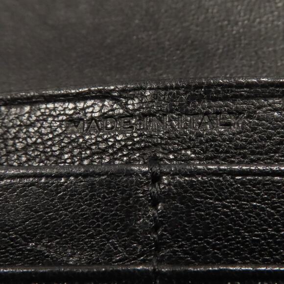 💎✨BEAUTIFUL✨💎Authentic SAINT LAURENT Long Wallet Leather Black - Picture 9 of 13